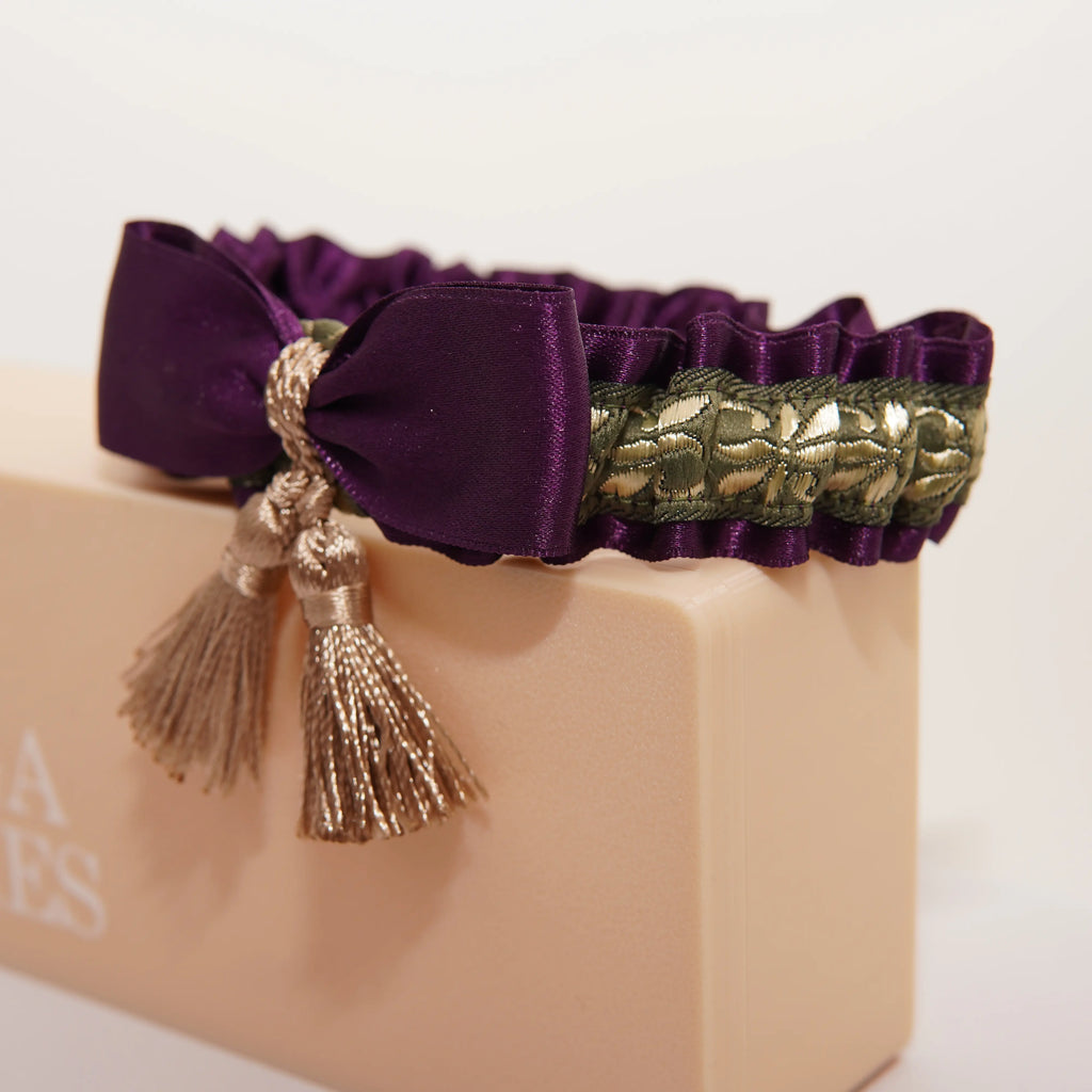 Lligacames Borles morado y verde