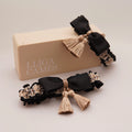 Lligacames Borles negro y beige
