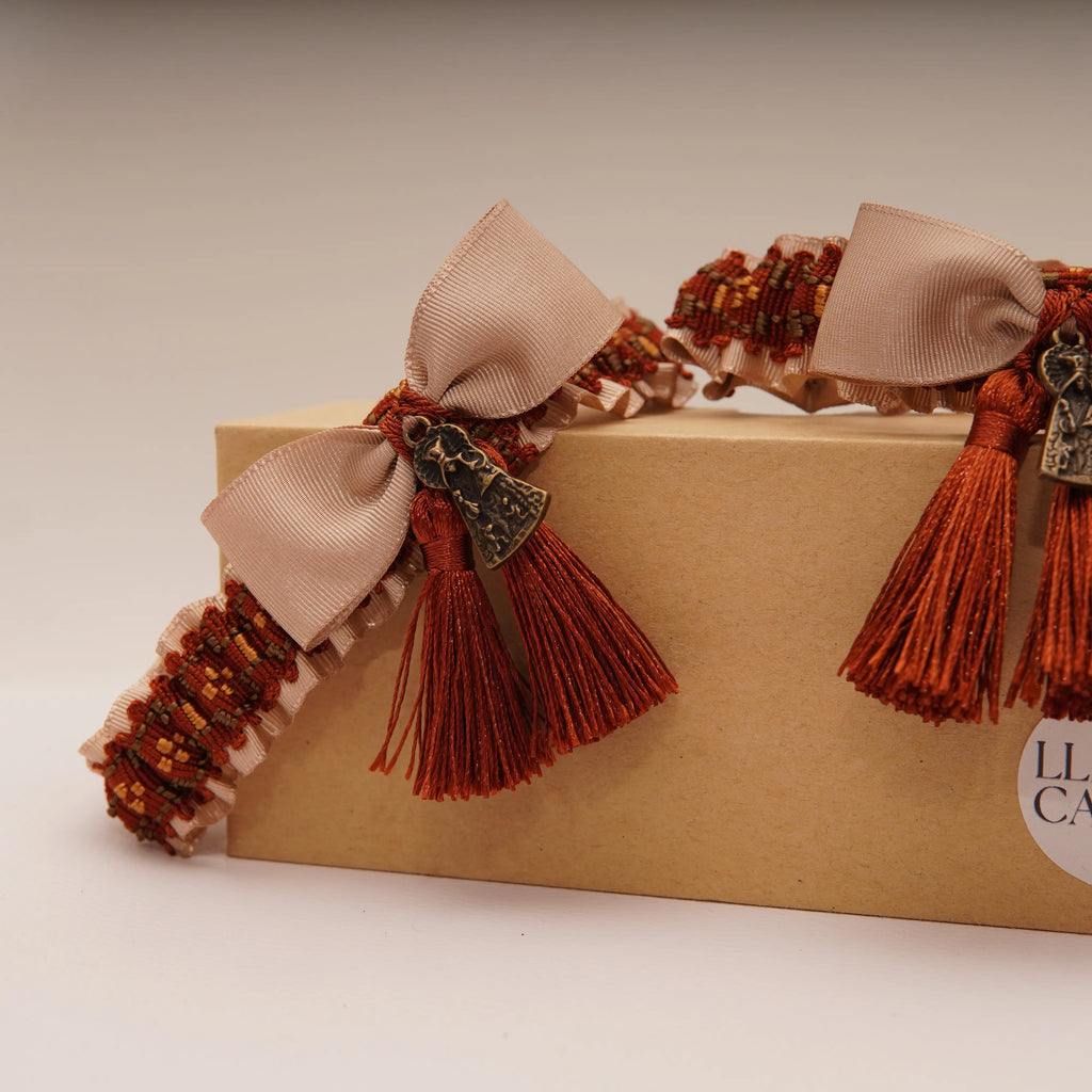 Lligacames Borles beige y caldera (medalla no incluida)