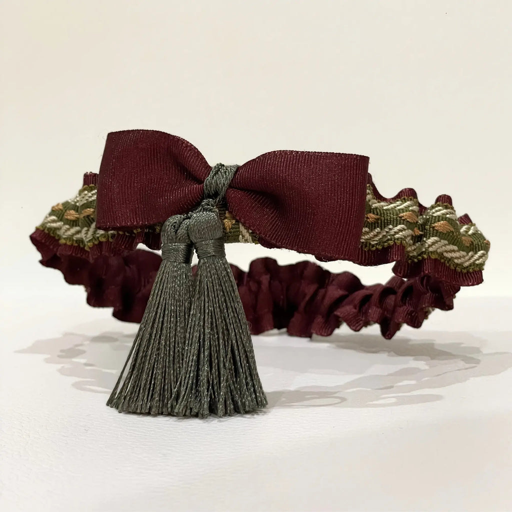 Lligacames Borles granate y verde