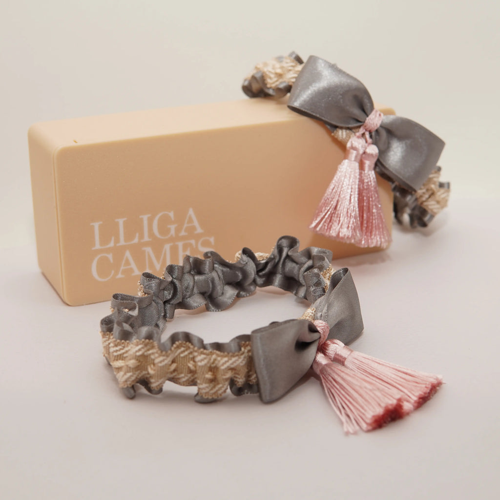 Lligacames Borles gris y beige