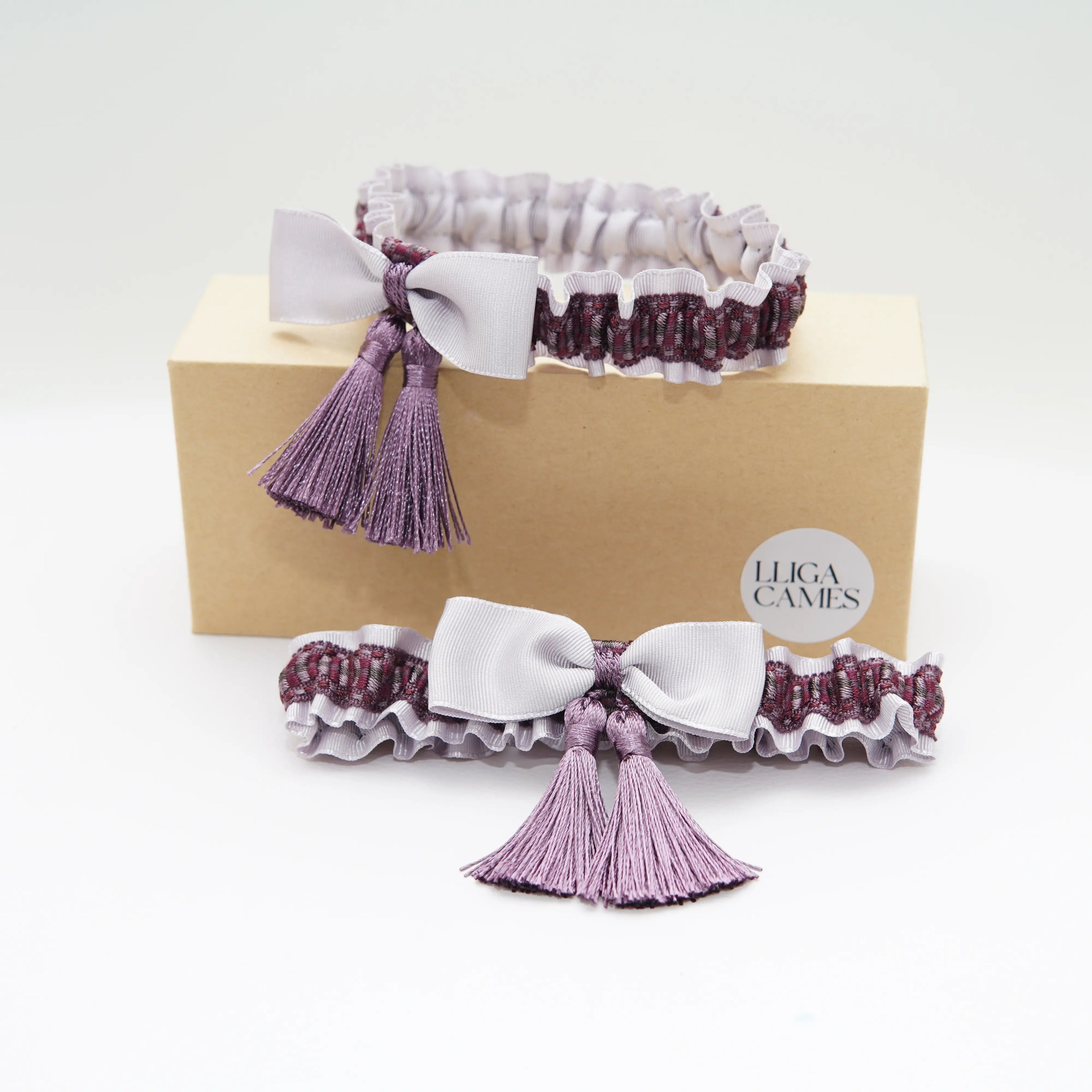 Lligacames Borles gris y morado