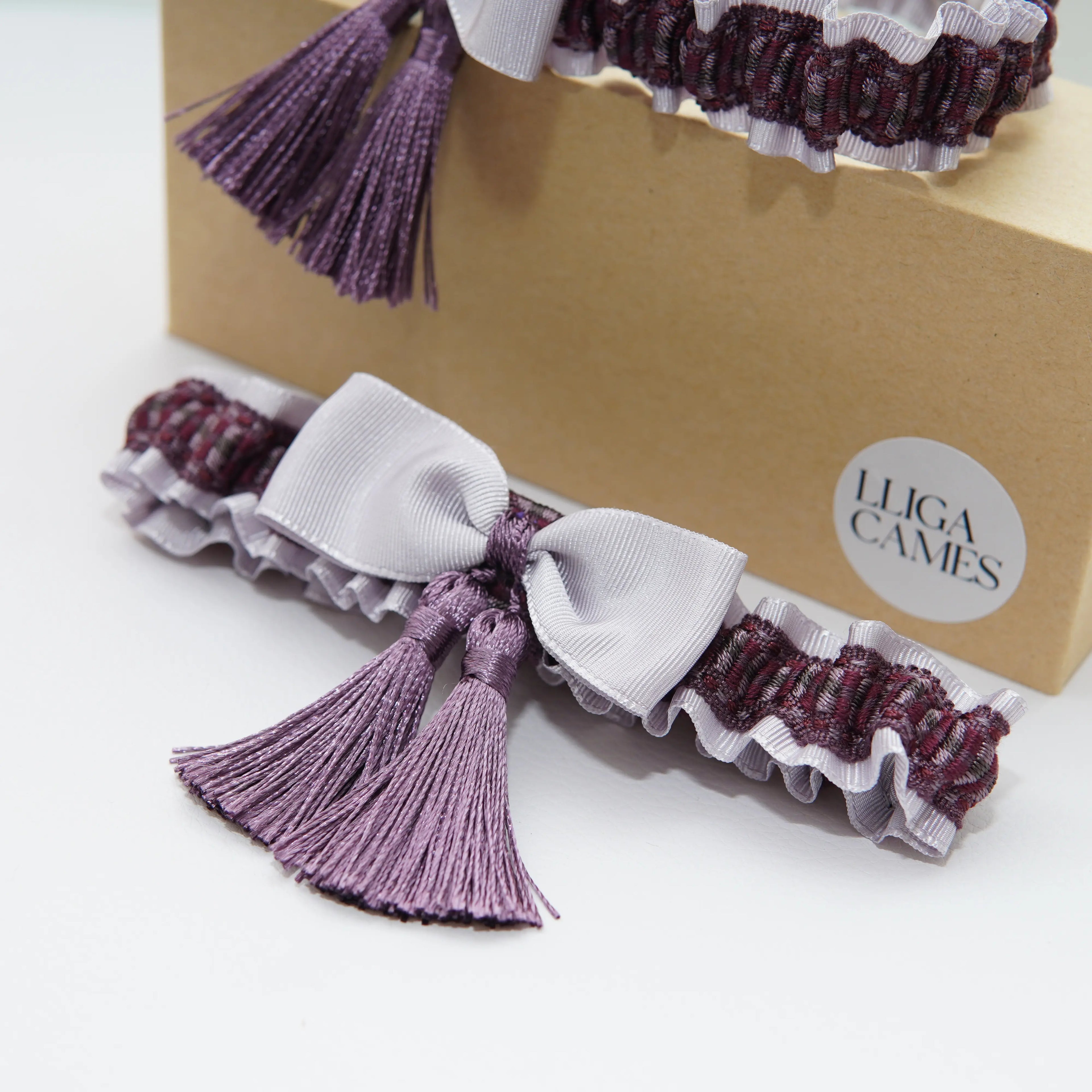 Lligacames Borles gris y morado