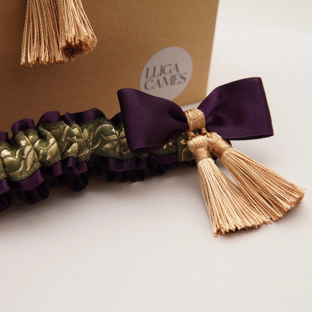 Lligacames Borles morado nazareno y verde