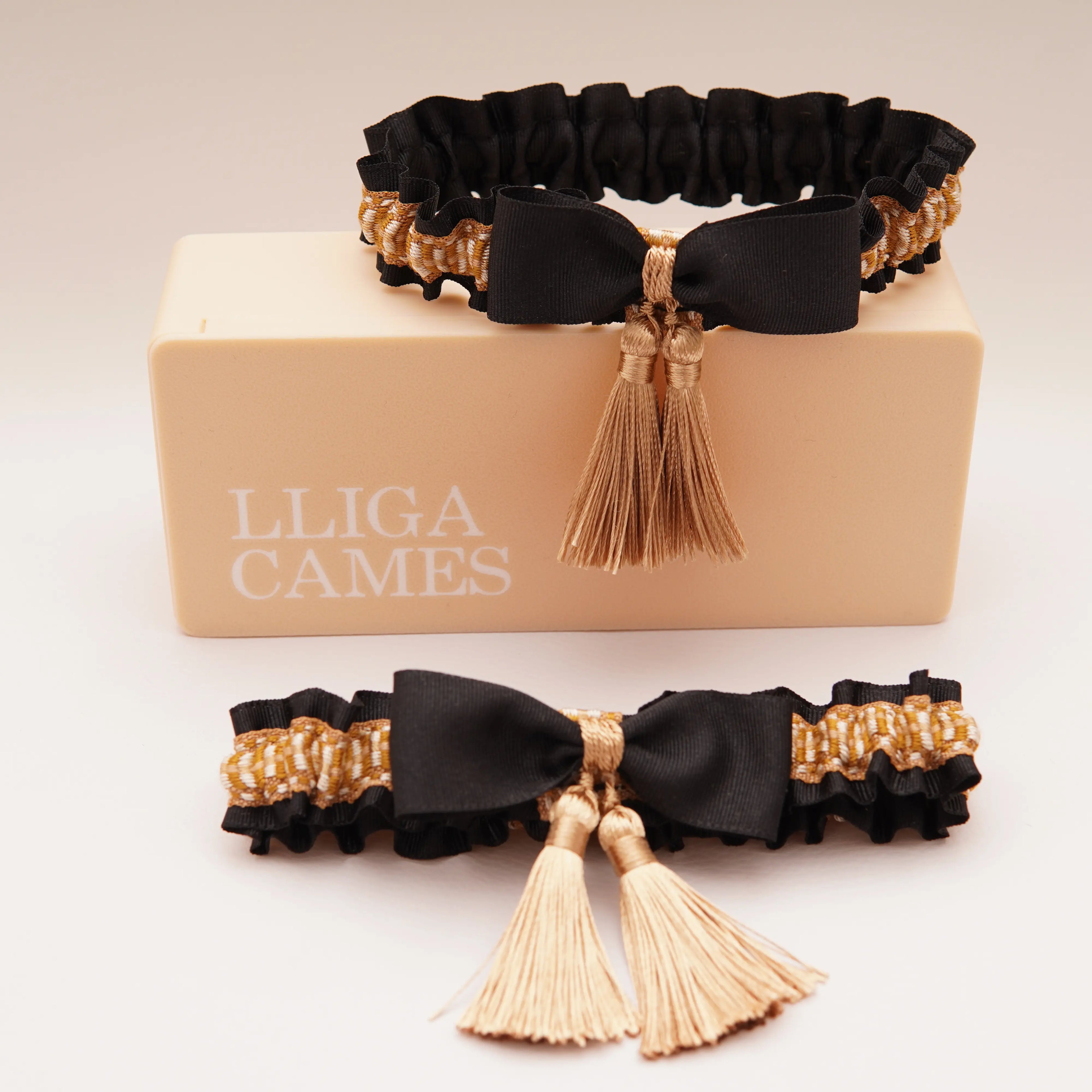 Lligacames Borles negro y ocre