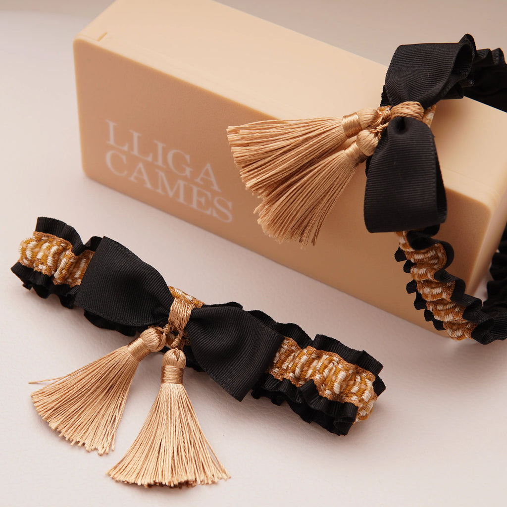 Lligacames Borles negro y ocre