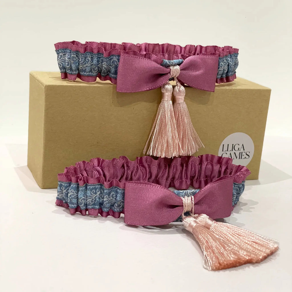 Lligacames Borles rosa y azul