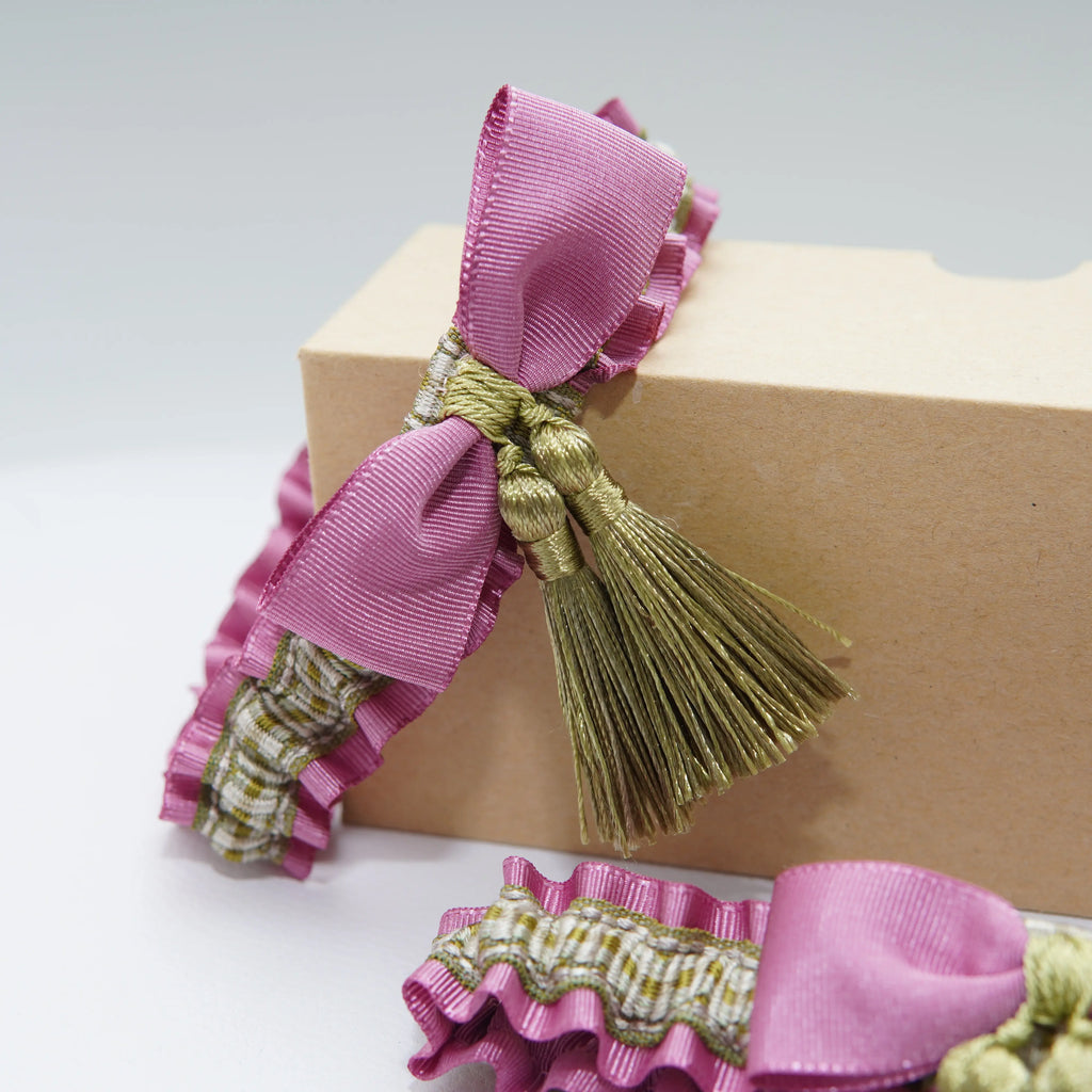 Lligacames Borles rosa y verde