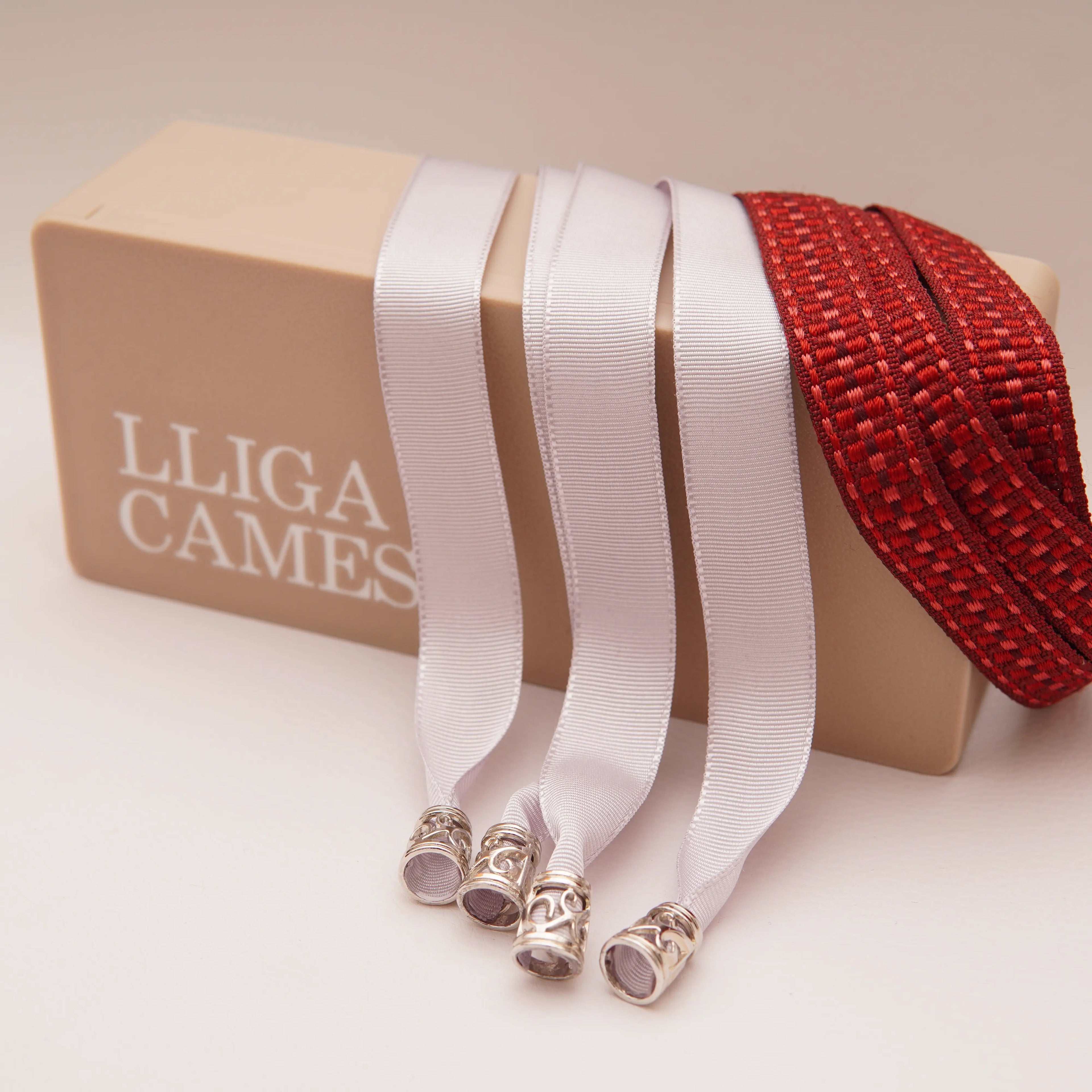 Lligacames Llaurador rojo y blanco
