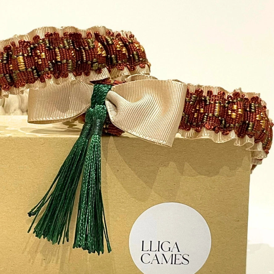 Lligacames Borles beige, caldera y verde