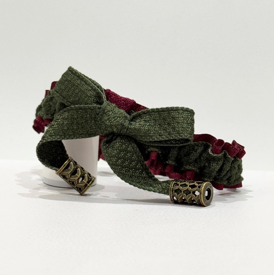 Lligacames Punteres granate y verde