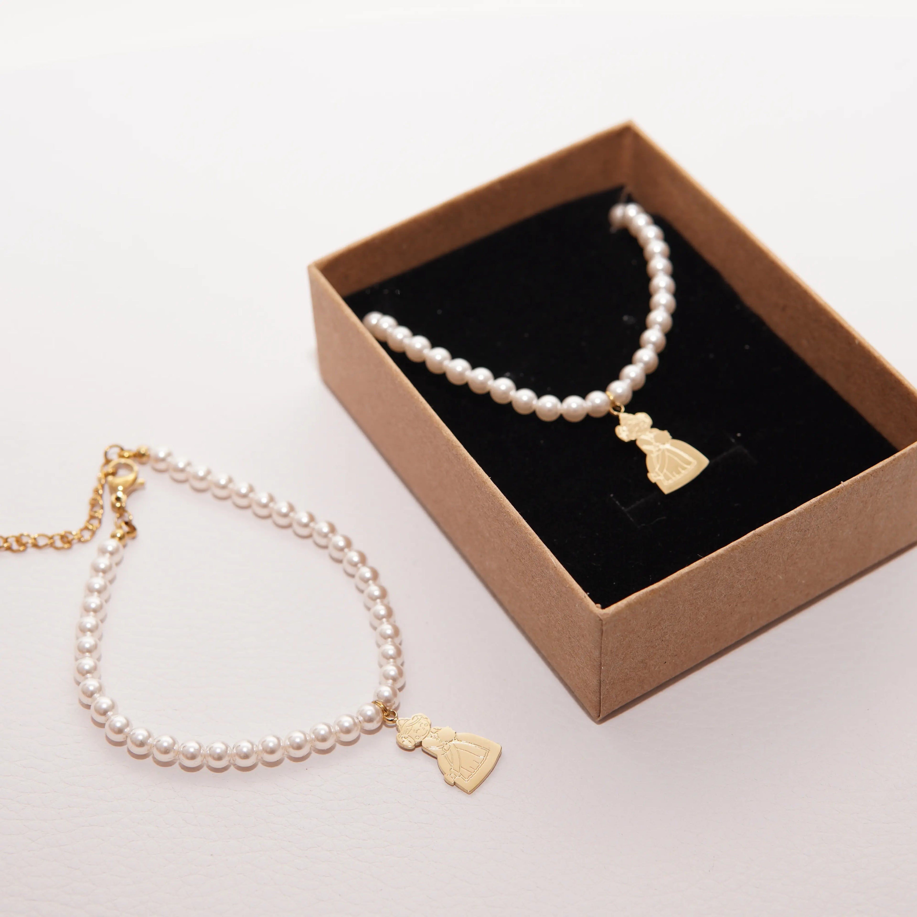 Pulsera Acero Inoxidable Dorado Fallera