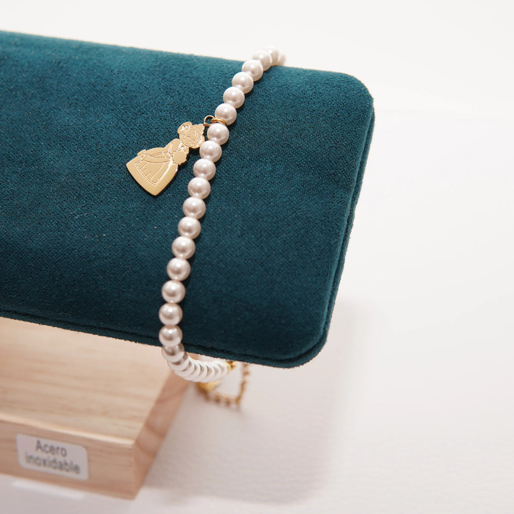 Pulsera Acero Inoxidable Dorado Fallera