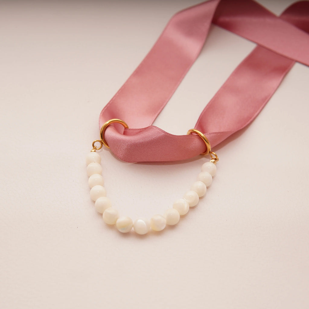 Pulsera de bolas de nácar