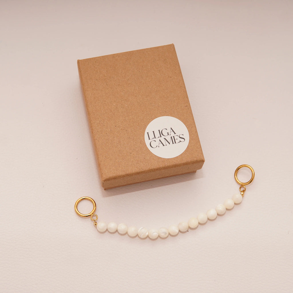 Pulsera de bolas de nácar