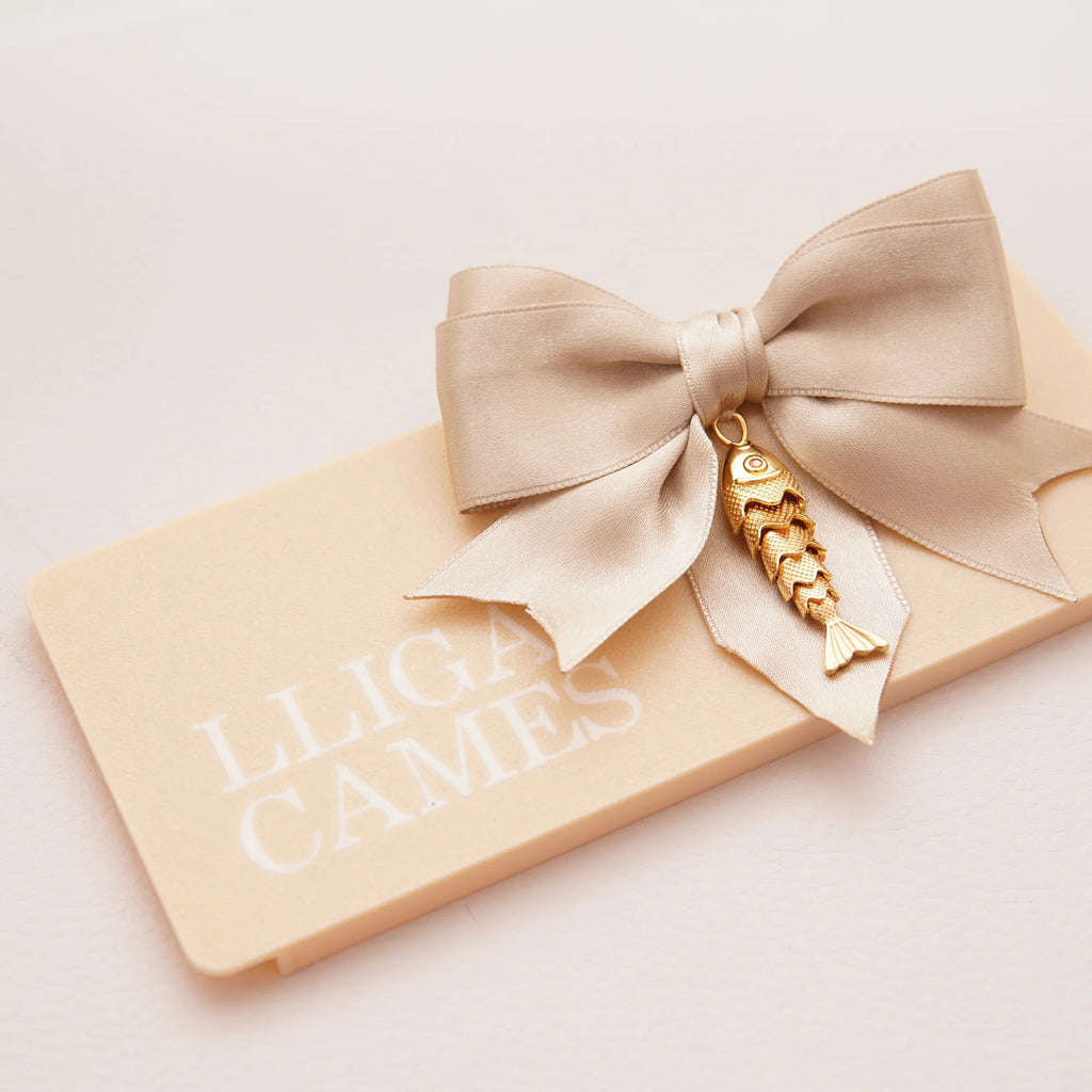 Caramba fallera Peixet amuleto beige champagne