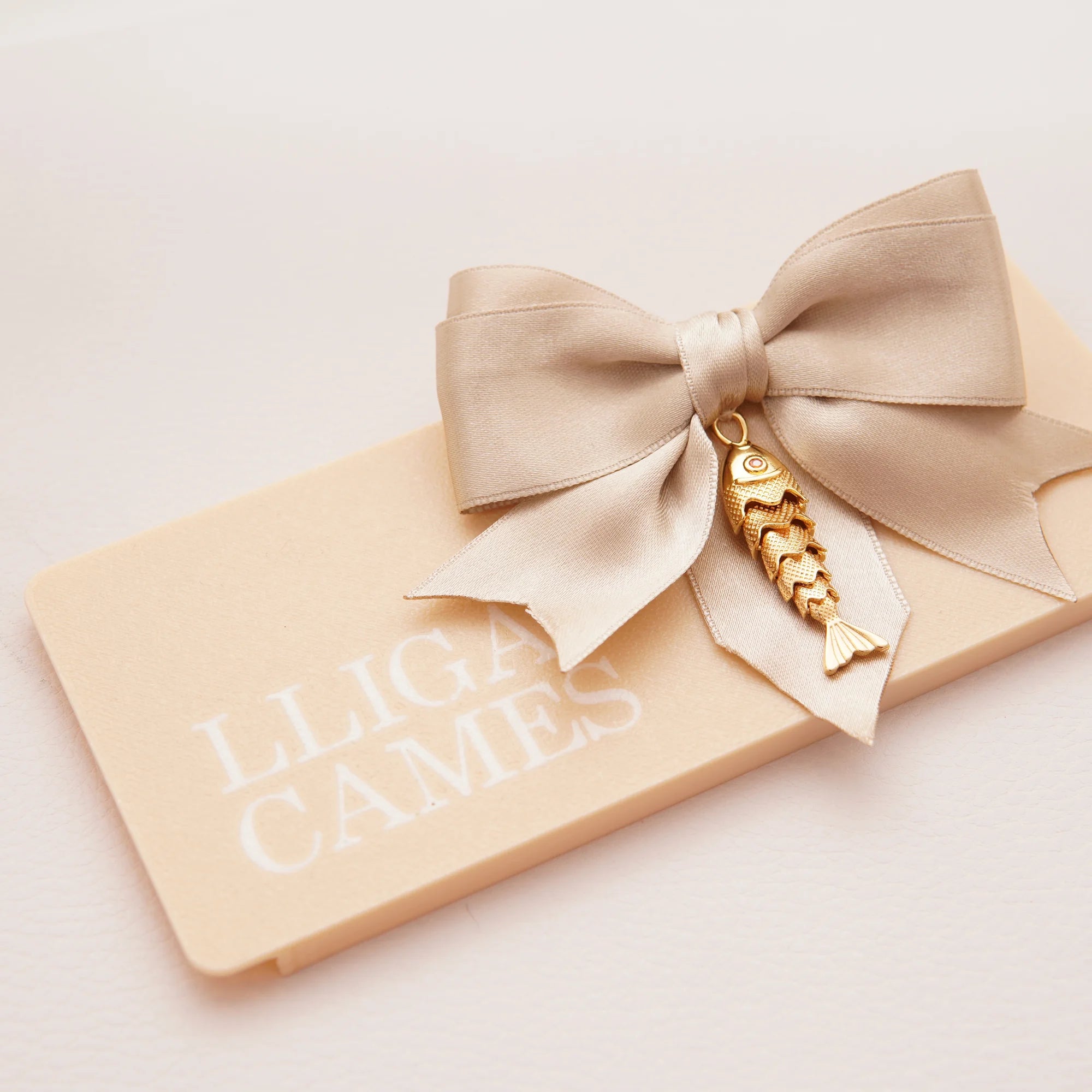Caramba fallera Peixet amuleto beige champagne