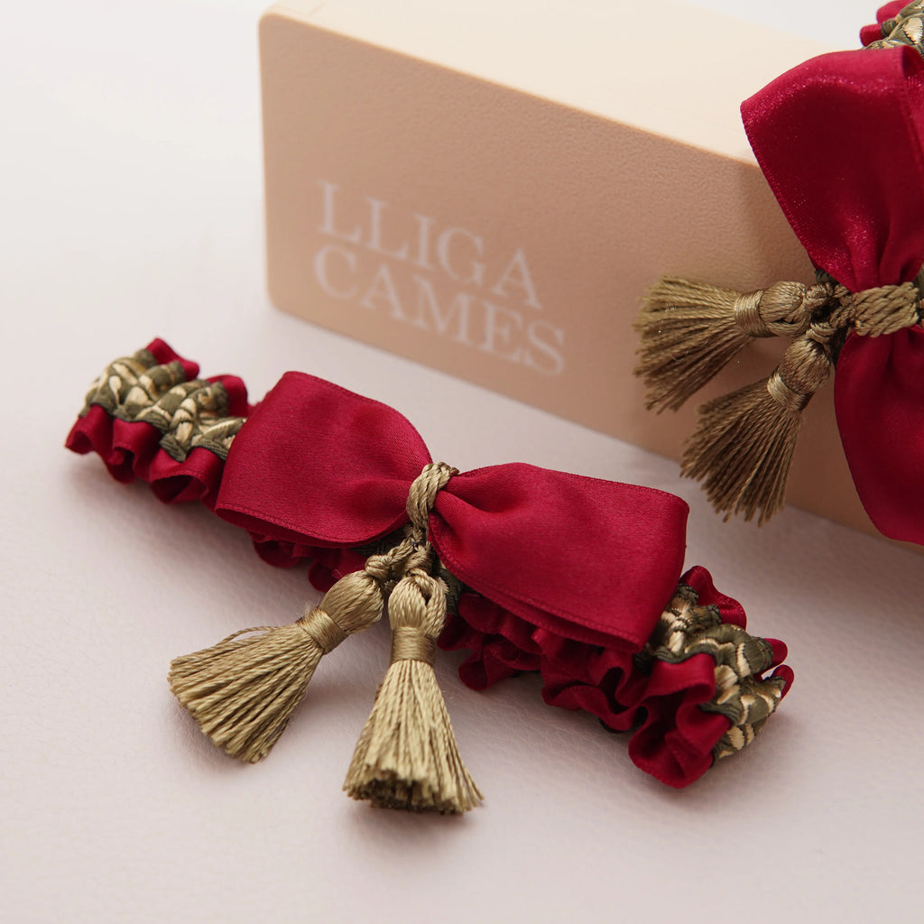 Lligacames Borles fucsia y verde