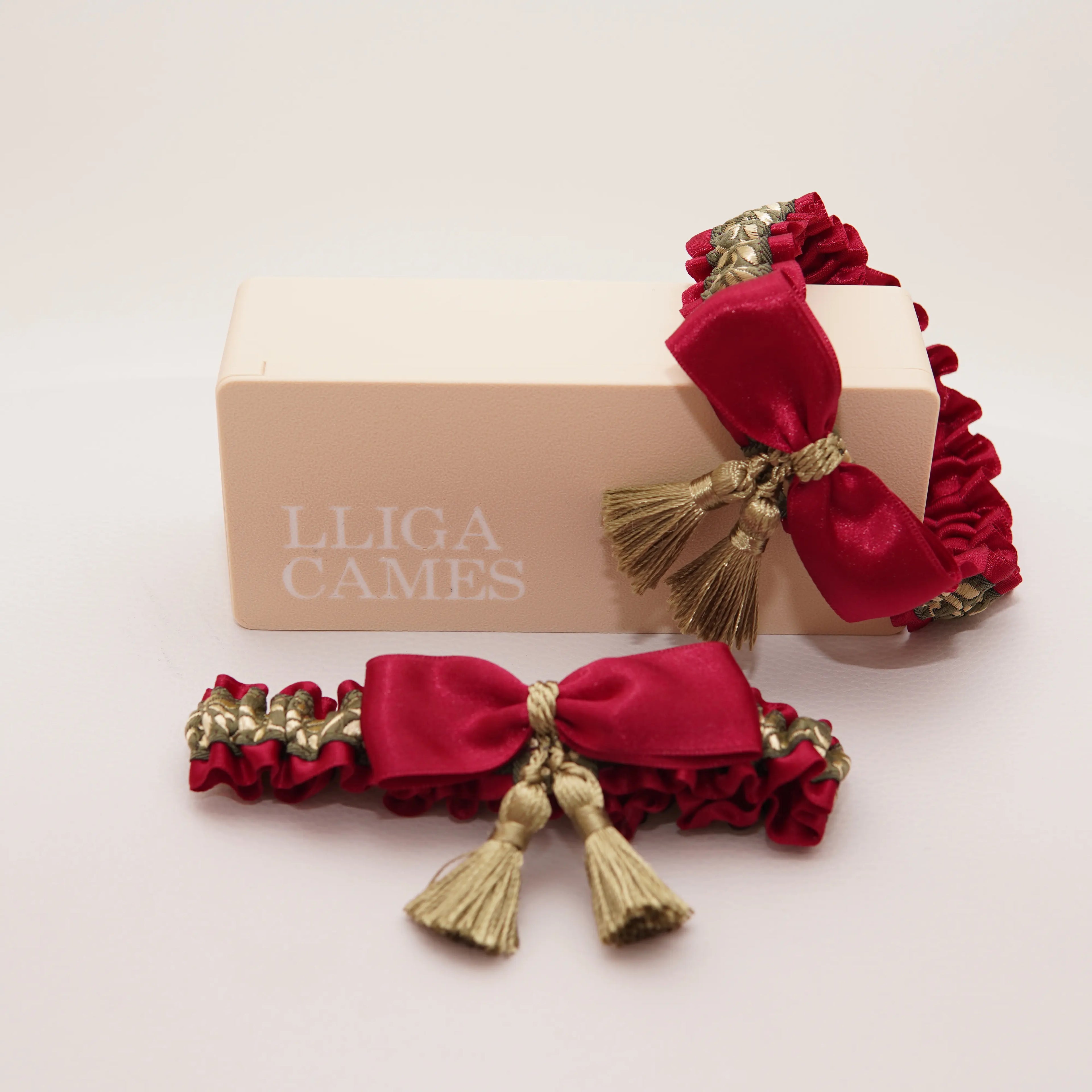 Lligacames Borles fucsia y verde