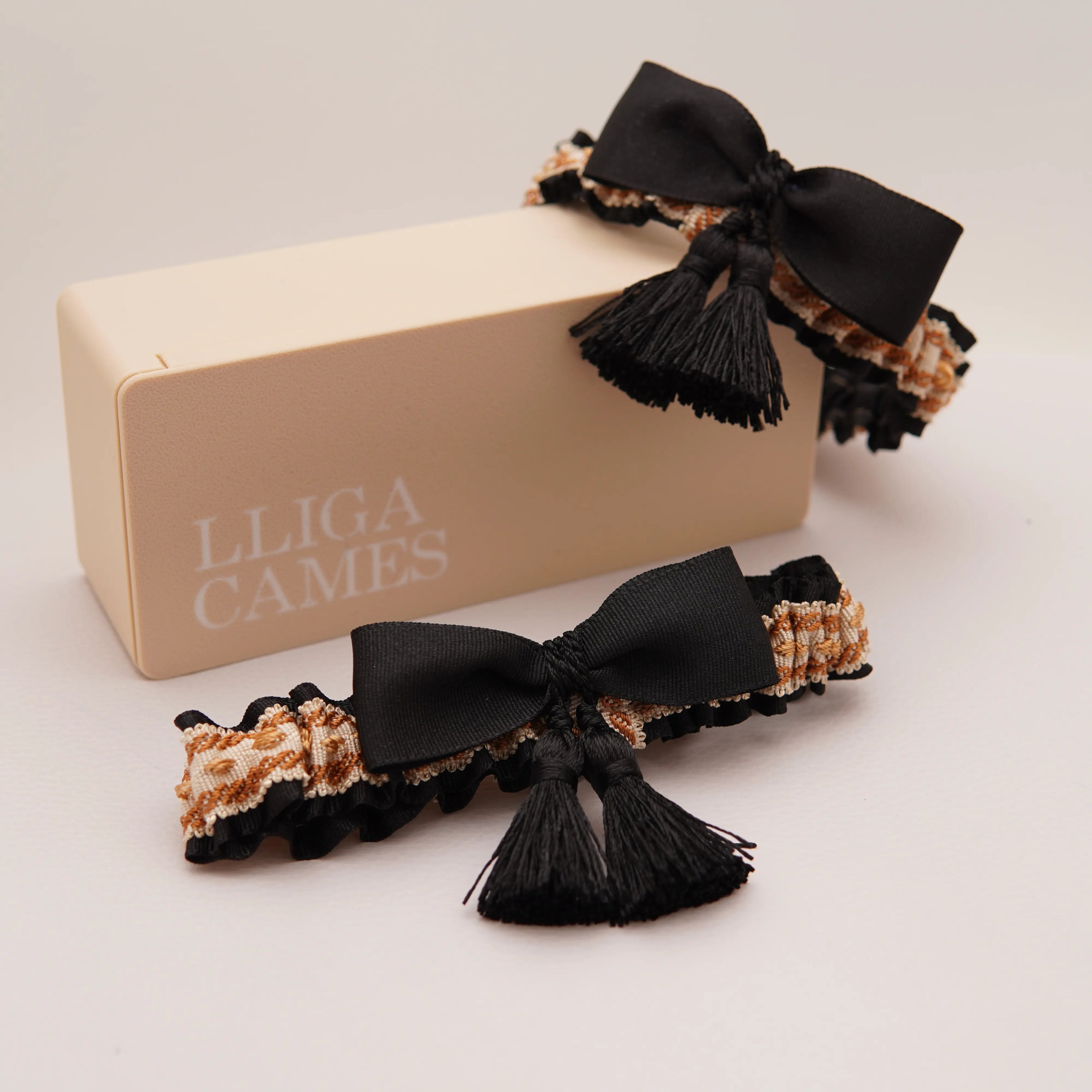 Lligacames Borles negro y ocre