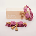 Lligacames Borles rosa y ocre