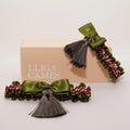 Lligacames Borles verde y granate